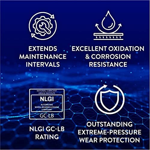 AtomLube All Purpose Grease, 10-Pack 14 Oz. Tubes | Multi Function Lubricant | Automotive Grease and Marine Grease for Boat Accessories, Trucking, and Wheel Bearing