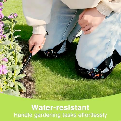 5 Pack Garden Knee Pads for Women, Foam Padding Work Kneepads, Butterfly