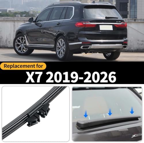 Rear Windshield Wiper Blade and Arm for BMW X7 2019-2026 for Car Window