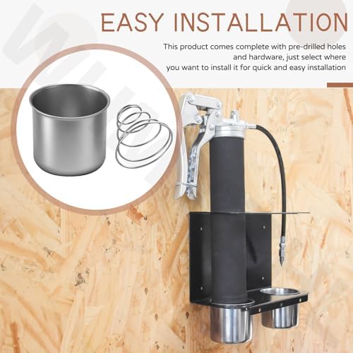 Grease Gun Holder, Grease Gun Garage Organizer Wall Mount