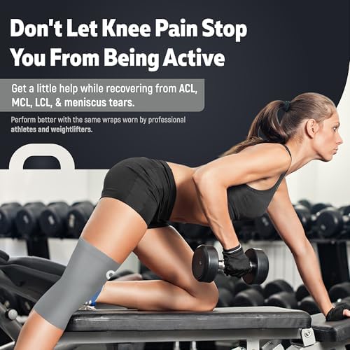 Knee Brace for Women & Men (Pair) – Knee Sleeves for Running, Workout, Weightlifting & Sports – Compression Knee Support for Knee Pain Relief, Meniscus Tear & Arthritis