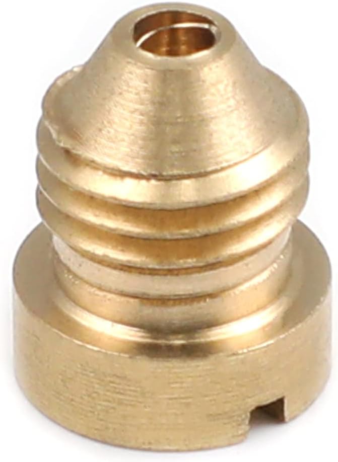 MroMax 1.4 mm Foam Cannon Orifice Nozzle Tips Brass Universal Thread Nozzle Tips 1Pcs Yellow
