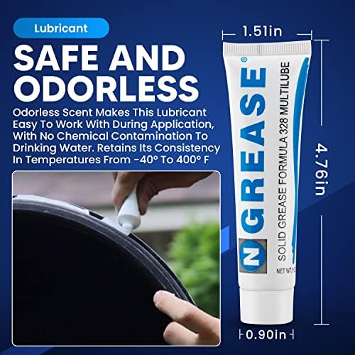 Pool Gasket Grease & O-Ring Lubricant for Hayward SPX0327-3oz Waterproof Silicone Lubricant for Swimming Pool Filters, Plumber Grease for Rubber Seals and Gasket
