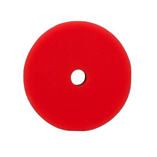 Maxshine 5" Universal Polishing Foam Pad for Finishing – Low Profile Hook & Loop Pad with Rubber Backing – Compatible with Long Throw DA Polishers – EVA Foam for Heat & Pressure Absorption