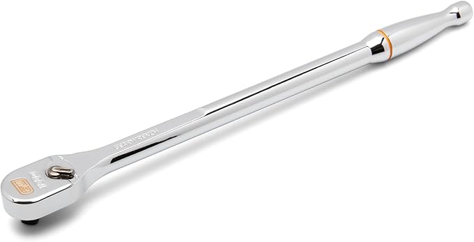 GEARWRENCH 1/4" Drive 120XP Full Polish Chrome Extra Long Handle Teardrop Ratchet | 81034XP