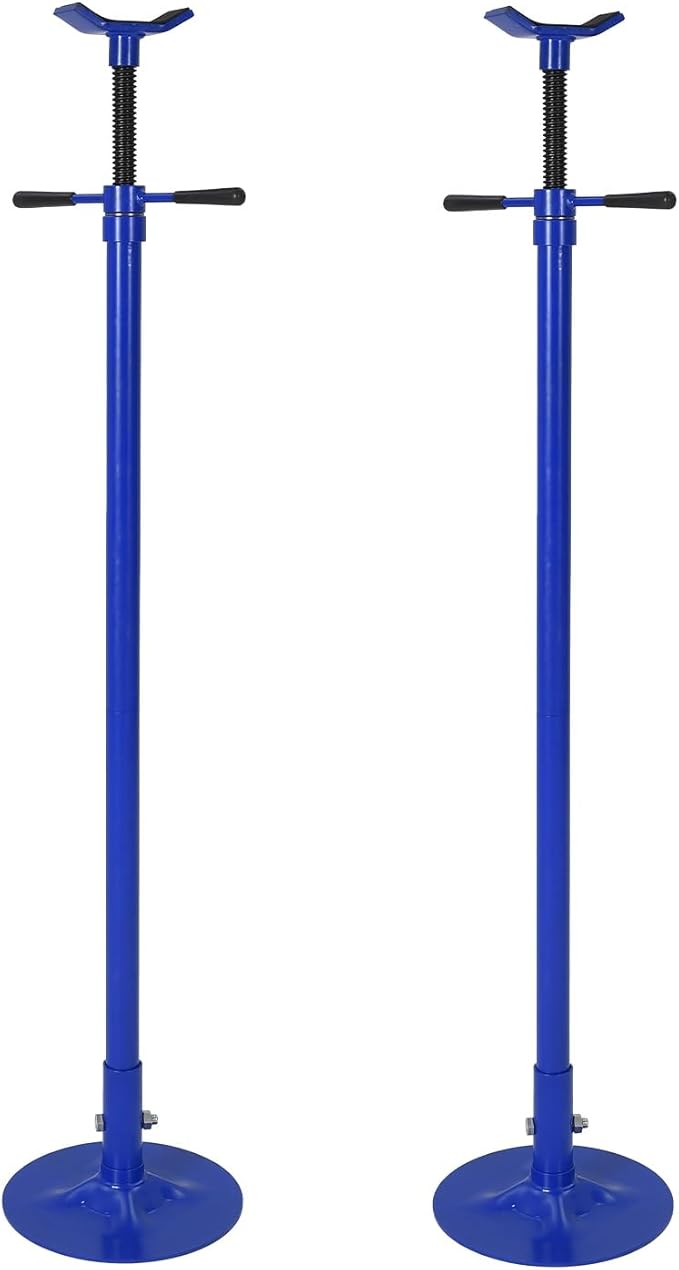 2PACK Underhoist Support Stand, 3/4 Ton Jack Stand, Under Hoist Stand for Vehicle Lifting & Support, 1655Lbs Capacity, Lifting from 38.4 to 75.4Inch,