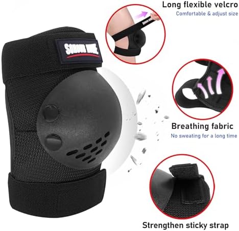 Kids Protective Gear Knee Pads Elbow Pads & Wrist Guards for Roller Skating