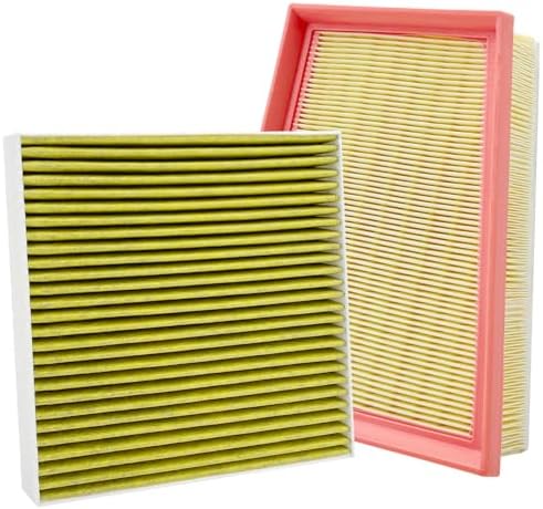 Cabin and Engine Air Filter Set Fits for Trax (2024-2026), Trailblazer (2021-2026), Encore GX (2020-2026), Envista (2024-2026), CF11966, CA12814, 42712666