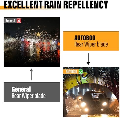 AUTOBOO Windshield Wiper Blade Replacement for Ford Edge 2007-2014