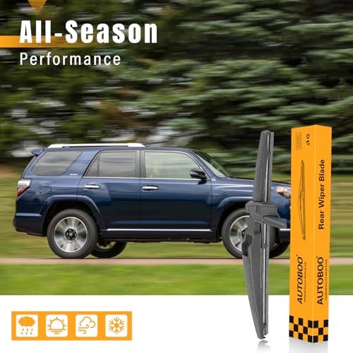 AUTOBOO 12" Rear Wiper Blade Replacement for Toyota 4Runner 2010-2024