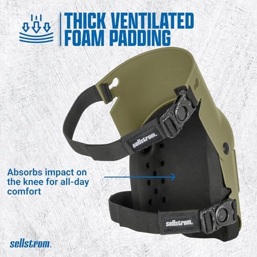 Sellstrom KneePro Professional Construction Kneepads for Work - Men & Women