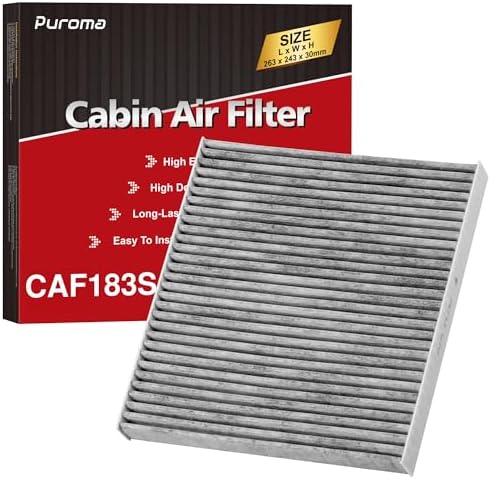 Puroma Cabin Air Filter Activated Carbon for CF11183 CP183 6040C Dodge Jeep