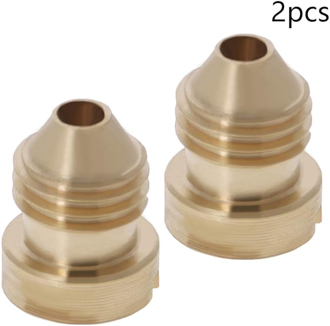 MroMax 2Pcs 1.1mm Foam Orifice Nozzle Tip, Brass Universal Thread Tips for Snow Foam Lance