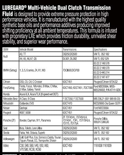 Lubegard 56125 Complete Multi-Vehicle DCT Transmission Fluid, 1.25 Gallon