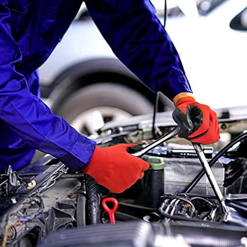 Evridwear Nitrile Coated Work Gloves for Men & Women