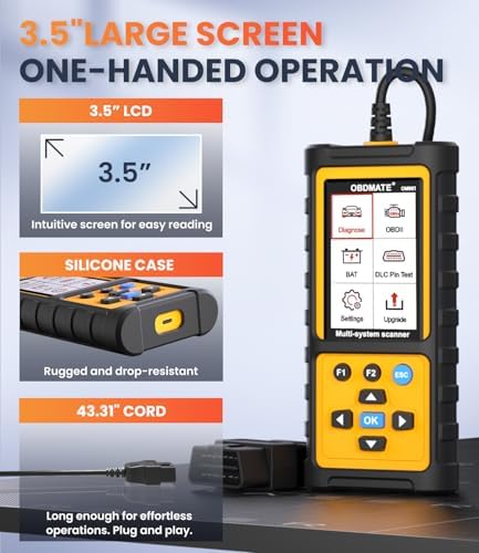 OBD2 Scanner with ABS SRS Transmission Diagnostic Tool