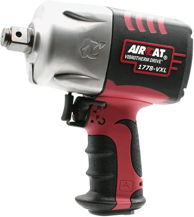 AIRCAT Pneumatic Tools 1778-VXL 3/4-Inch Vibrotherm Drive Composite Impact Wrench : Ergonomic Impact Wrench : Compact & Low Weight Pneumatic Power Tool