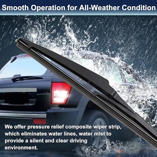 X AUTOHAUX 280mm 11 Inch Rear Windshield Wiper Blade for Toyota IQ Prius V