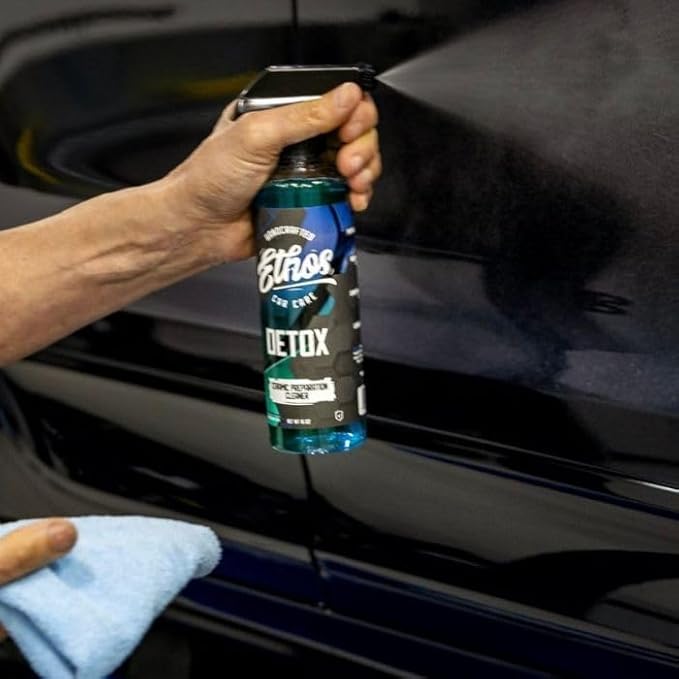 Ethos DETOX - Ceramic Coating Prep Spray, Panel Wipe, Glass Cleanser - Remove Your Old Ceramic Coating, Wax, or Sealant - Multi-Purpose Formula - Leaves Nothing But the Shine