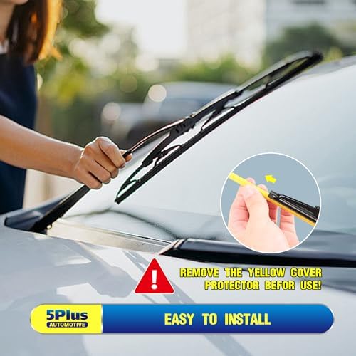 5 PLUS 22" Wiper Blades 2 Pack fits Ford F150 F250 F350 F450 F550 2009-2026