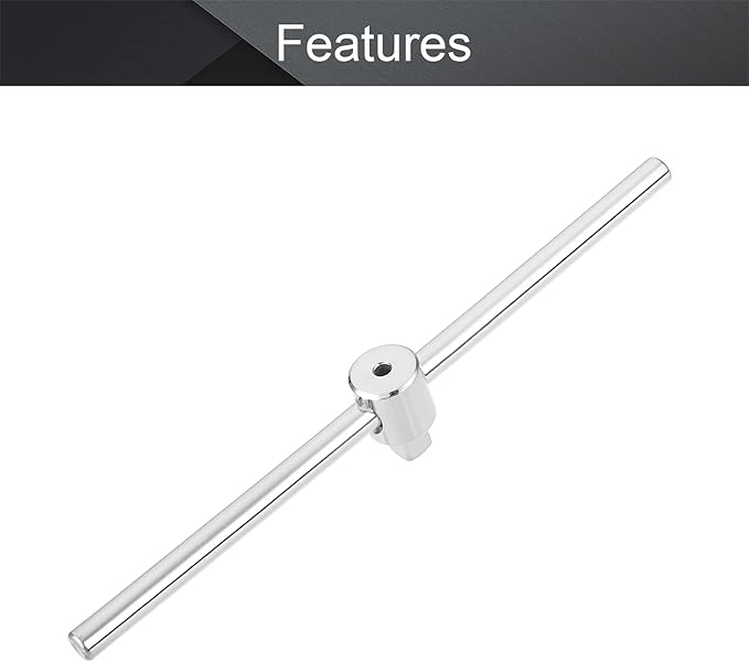 Utoolmart 1/4 Inch Drive Sliding Wrench Breaker Bar Adjustable T-Handle Socket Hand Tool 1Pcs