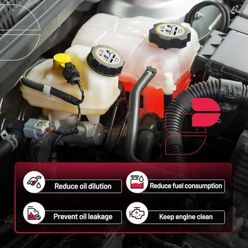 BDFHYK Coolant Reservoir Expansion Tank with Cap for Ford Focus 2.0L I4 2000-2007 2.3L I4 2003-2007, Pressurized Radiator Overflow Tank, Replaces 603-216 3S4Z8A080AC 5S4Z8A080AA