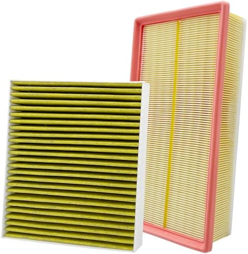 Capume 2PCS Cabin Engine Air Filter Kit JM5Q0 JM9620 Fits for 2018-2025 2026 Atlas, 2020-2025 2026 Atlas Cross Sport, Replacement for 5Q0-819-653, CF11643, 3QF129620