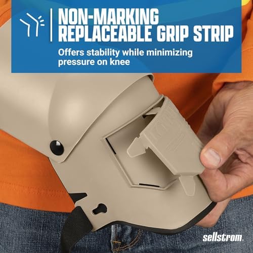 Sellstrom KneePro Professional Construction Kneepads for Work - Men & Women