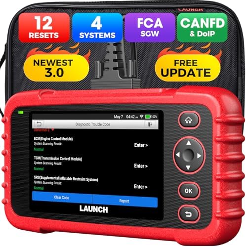LAUNCH OBD2 Scanner CRP129X V3.0 Elite Scan Tool, 12 Resets Lifetime Update