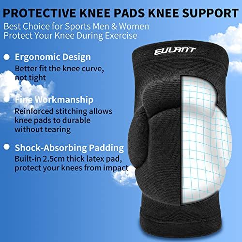 Volleyball Knee Pad for Men,Thicken Anti-Collision Protection Knee Pads