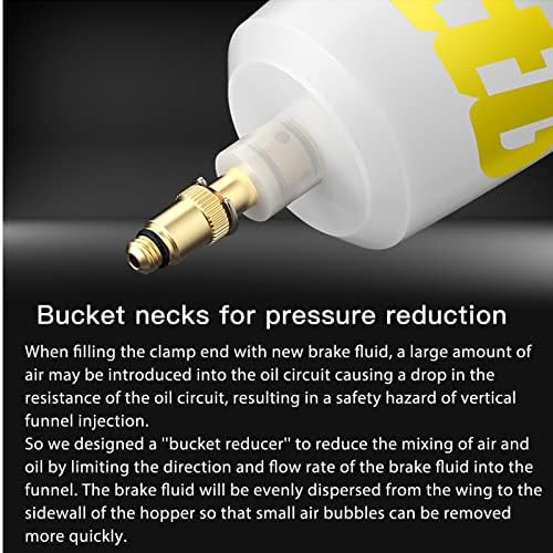 Brake Bleed Kit for Shimano Hydraulic Brakes, Brake Fluid Change Hydraulic Kits, Including High Performance Brake Fluid Mineral Oil 120ml