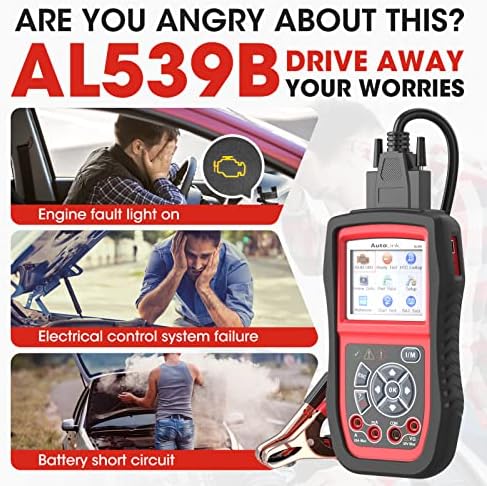 Autel AL539B OBD2 Scanner Battery Tester, 2.0 of AL519 AL539 Code Reader