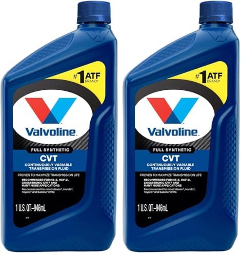 Valvoline CVT Full Synthetic Continuously Variable Transmission Fluid 1 Quart (Pack of 2)