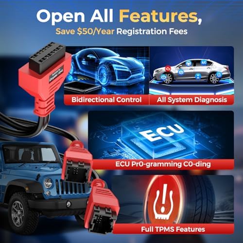 OBD2 12+8 Adapter for Chrysler, 12 8 OBD II Security Gateway Bypass Cable