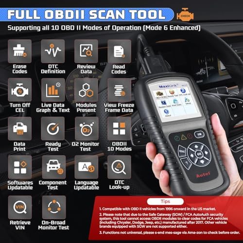 Autel MaxiLink ML519 Enhanced Universal OBD2 Scanner Car Diagnostic Tool
