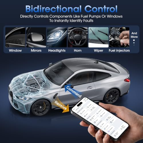 XTOOL A30M OBD2 Scanner Bluetooth, Bidirectional Scan Tool, 26 Resets