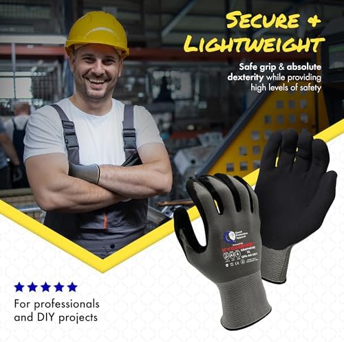 Quest Cut Resistant Work Gloves, ANSI A1, X-Large, Case of 72