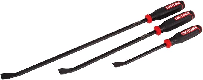 CRAFTSMAN Utility Pry Bar Set, 3 Piece, Includes 12”, 18” & 24” (CMMT98347)