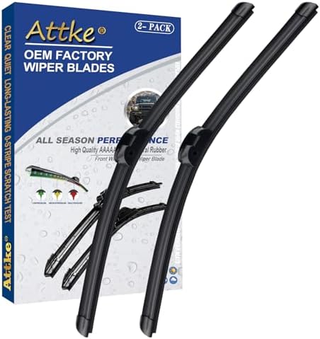 2 Wipers 26" + 18" Front Windscreen Wiper Blades for BMW 7 Series 2011-2017/528i 2011-2014/M5 2010-2014 OE Original Quality (set of 2)