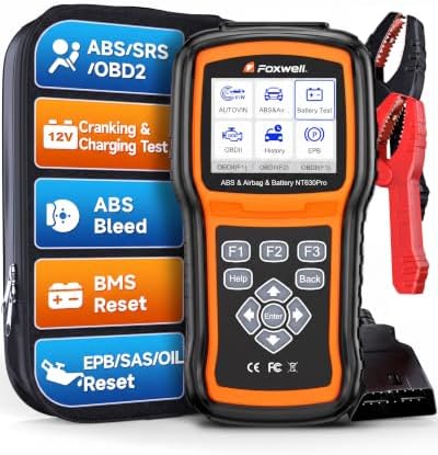 NT630 Plus Upgraded, FOXWELL NT630PRO OBD2 Scanner ABS SRS Battery Tester