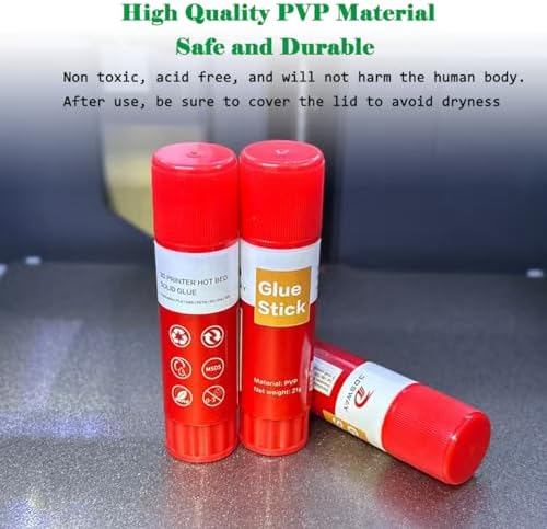 6 Pack of PVP 3D Printer Solid Glue Sticks, for All FDM 3D Printers