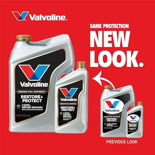 Valvoline Restore & Protect Full Synthetic 5W-30 Motor Oil 1 QT, Case of 6