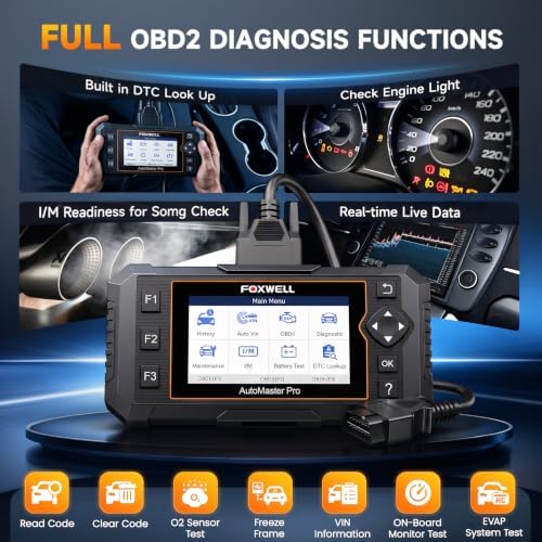 FOXWELL NT624 Elite OBD2 Scanner,All-System Scan Tool,8 Resets Code Reader