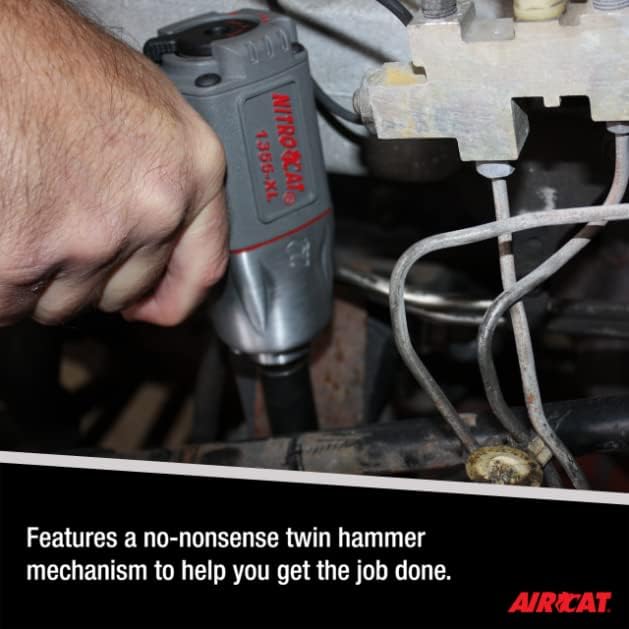 NITRO CAT 1355-XL 3/8-Inch Composite Air Impact Wrench