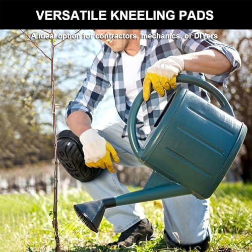 SUJAYU Work Knee Pads for Men Construction, Gardening Knee Pads for Work, Kneepads for Construction, Rodilleras de Trabajo Rodilleras Para Dolor de Rodillas (Black)