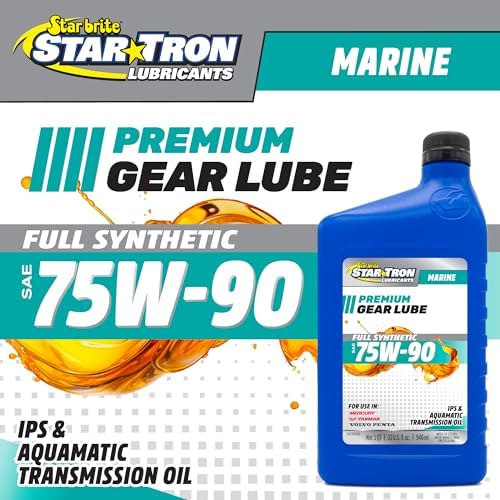 STAR BRITE Synthetic 75W90 Gear LUBE, Marine-Grade, API GL-5 Certified
