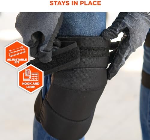Ergodyne ProFlex 230HL Wide Soft Cap Knee Pad, Black