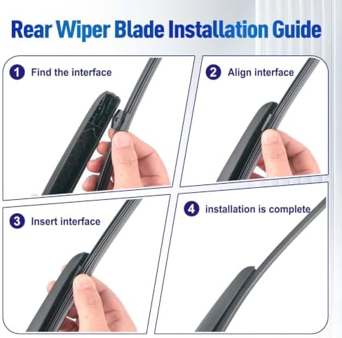 AJK 14 Inch Rear Wiper blade for BMW X1 2016-2022