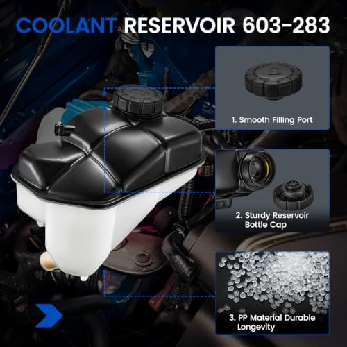 603-283 Coolant Tank for Mercedes E/CLS 02-11
