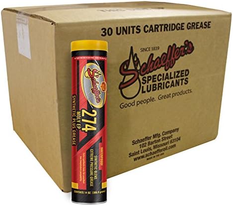 Schaeffer Manufacturing Co. 02742-029 Moly Ep Synthetic Plus Grease, NLGI #2 14 oz. (Pack of 30)